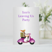 ゴーイング遠くにパーティーイベントガールオンバイク 招待状 (スタンド正面)