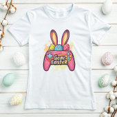 ゴーイースターのゲーミングシャツ； Bunny Gaming Controller Tシャツ