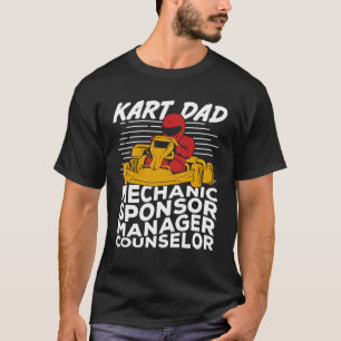 ゴーカおもしろいートレーシングパパファザーギフト Tシャツ