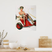 ゴーカートのピン留め ポスター (キッチン)