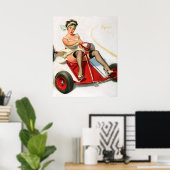 ゴーカートのピン留め ポスター (ホームオフィス)