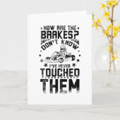 ゴーカートネバーTouchザブレーキ カード (黄色い花)