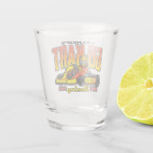 ゴーカートパーソナライズされたレーシングモータースポーツカルティン ショットグラス (裏面)