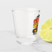 ゴーカートパーソナライズされたレーシングモータースポーツカルティン ショットグラス (左)