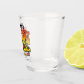 ゴーカートパーソナライズされたレーシングモータースポーツカルティン ショットグラス (右)