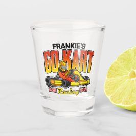 ゴーカートパーソナライズされたレーシングモータースポーツカルティン ショットグラス