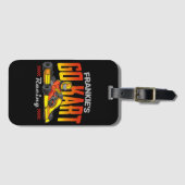 ゴーカートパーソナライズされたレーシングモータースポーツカルティン  ラゲッジタグ (正面横)