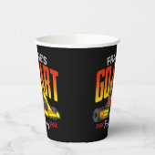 ゴーカートパーソナライズされたレーシングモータースポーツカルティン 紙コップ (左)