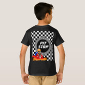ゴーカートパーティーストップピット子供tシャツ tシャツ (裏面フル)