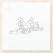 ゴーカートレーサー ガラスコースター (裏面)