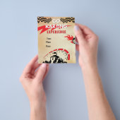 ゴーカート活動フライヤー チラシ (手)