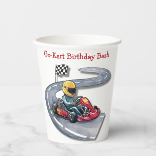 ゴーカート誕生日バッシュ 紙コップ
