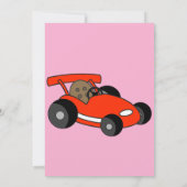 ゴーカート誕生日パーティーテーマ 招待状 (裏面)