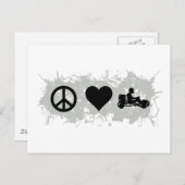 ゴーカート ポストカード (正面/裏面)