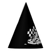 ゴーカート、レーシングカーボーイ誕生日 パーティーハット (左)