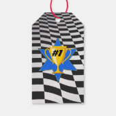 ゴーカート・レーシング・カー誕生日パーティー ギフトタグ (裏面)