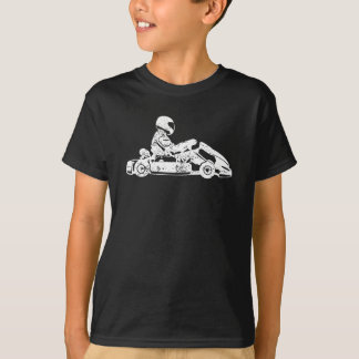 ゴーカートKartレーシングドライバカルティングレトロギフト Tシャツ