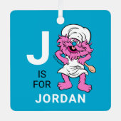 ゴーガー |名前の追加セラミックオーナメント メタルオーナメント (正面)