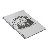 ゴーキャンピングよりも安いセラピーおもしろい引用文 ノートブック (右側)