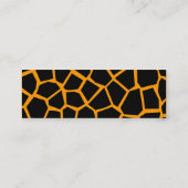 ゴーキリン – オレンジ スキニー名刺 (裏面)