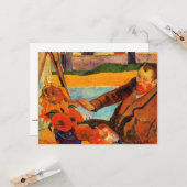 ゴーキン絵画のゴッホ絵画ひまわり カード (正面/裏面インサイチュ)