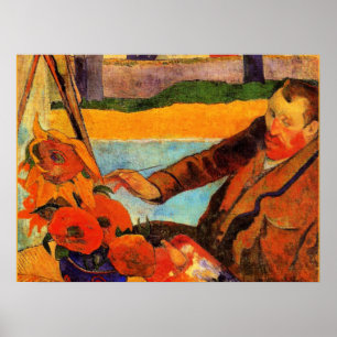 ゴーキン絵画のゴッホ絵画ひまわり ポスター