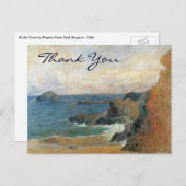 ゴーギャンのロッキー海岸 ポストカード (正面/裏面)