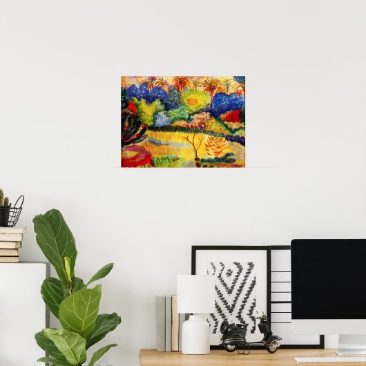 ゴーギャンタヒチアン風景ポスター ポスター (ホームオフィス)