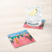 ゴーギャンビーチのライダー スクエアペーパーコースター (インサイチュ)