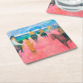 ゴーギャンビーチのライダー スクエアペーパーコースター (アングル)