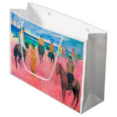 ゴーギャンビーチのライダー ラージペーパーバッグ (正面アングル)