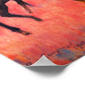 ゴーギャンライダーのビーチポスター ポスター (角)