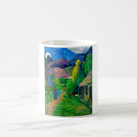 ゴーギャン・タヒチの道 コーヒーマグカップ (中央)