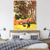 ゴーギャン – タヒチアンビレッジ キャンバスプリント (インサイチュ (寝室))