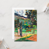 ゴーギャン – タヒチアン・ランドスケープ, 1892 カード (正面/裏面インサイチュ)