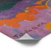 ゴーギャン – ファタタテミティ（海別） 1892 ポスター (角)