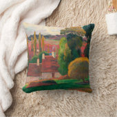 ゴーギャン – ブリタニーの農場 クッション (ブランケット)