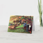 ゴーギャン – ブリタニーの風景 カード (正面)