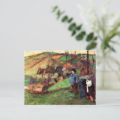 ゴーギャン – ブリタニーの風景 ポストカード (スタンド正面)