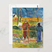 ゴーギャン – ボンジュール,ムッシュゴーギャン ポストカード (正面/裏面)