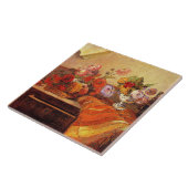 ゴーギャン – ポットとブケッツ， タイル (側面)