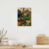 ゴーギャン – マタ・ムア（旧タイムズ） 1892 ポスター (キッチン)