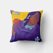 ゴーギャン・マンゴーの女性 クッション (裏面)