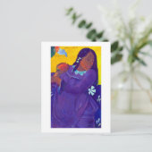 ゴーギャン・マンゴーの女性 ポストカード (スタンド正面)