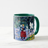 ゴーギャン – ユリの中 マグカップ (正面右)