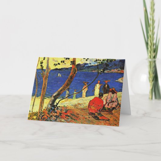 ゴーギャン – 海岸 カード (正面)