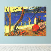 ゴーギャン – 海岸 キャンバスプリント (インサイチュ (ウッドフロア))