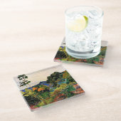 ゴーギャン – 熱帯植生ポスター ガラスコースター (アングル)