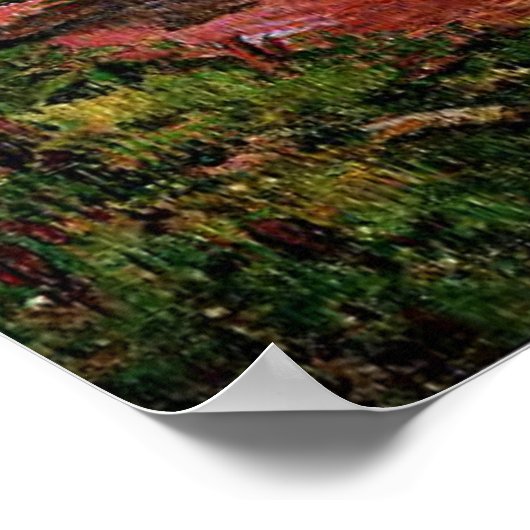 ゴーギャン – 熱帯植生 ポスター (角)