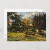 ゴーギャン – 草原のゲーゼ ポストカード (正面/裏面)